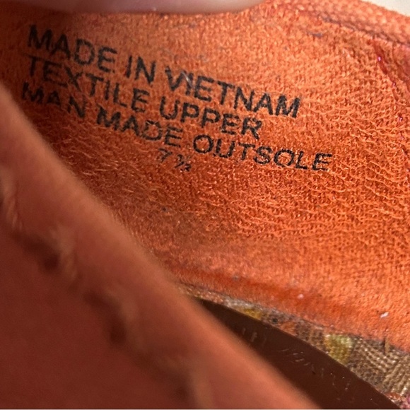 The Sak Women's Orange Crochet Flats women’s size 7.5 textile espadrille - Picture 11 of 11